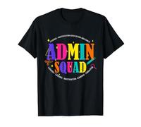 Conception de l'équipe de Direction de l'escouade Administrative de l'école T-Shirt Graphique avec Valeur, Homme, Noir, XL