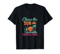 Conception de l'équipe du Festival Chase The Sun Catch a Tune Beach T-Shirt