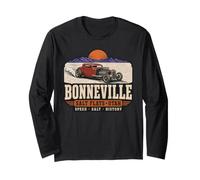 Conception de l'histoire de la Vitesse de Bonneville Salt Flats en Utah Manche Longue