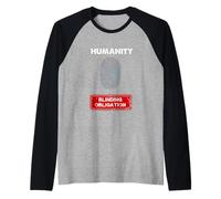 Conception de l'humanité - Graphique de déclaration Manche Raglan