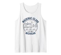 Conception de l'île Mackinac dans Le Nord du Michigan Débardeur