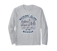 Conception de l'île Mackinac dans Le Nord du Michigan Manche Longue