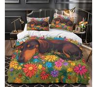 Conception de loup cybernétique Housse de Couette Imprimé en 3D Microfibre résistante Confortable Numérique futuriste Parure de Lit Fermeture Éclair Hypoallergique Léger for Hommes King（220x240cm）