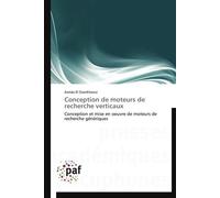 Conception de moteurs de recherche verticaux - EL OUERKHAOUI-A - P.academiques Francophones - broché - Essai