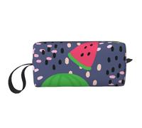 Conception de pastèque aux Fruits d'été, Trousse de Maquillage Trousse à cosmétiques Trousse de Toilette de Voyage Portable Pochette de Maquillage