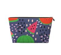 Conception de pastèque aux Fruits d'été, Trousse de Maquillage Trousse à cosmétiques Trousse de Toilette de Voyage Portable Pochette de Toilette