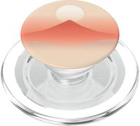 Conception de Paysage Minimal Mountain Sun Soft Horizon PopSockets PopGrip pour MagSafe