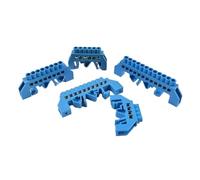 Conception de pont ligne zéro, vis à 4-12 pôles, bande mise la terre en laiton et cuivre, connecteur bornier, neutre(XP0812K-14 Hole)