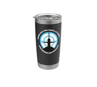 Conception de service de sous-marine Force pour sous-mariniers Gobelet isotherme en acier inoxydable double paroi
