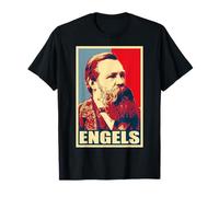 Conception de style de propagande de Friedrich Engels T-Shirt