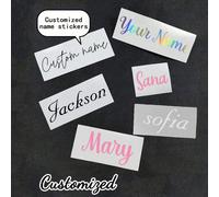 Conception de texte personnalisée, créez vos propres autocollants de lettres en vinyle personnalisés, applicables pour les entreprises, les bateaux, les camions, les portes, les remorques, les pare-br