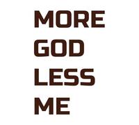 conception de versets bibliques Décorations murales en vinyle 50.4x74.2cm Fourni avec un kit de film de transfert Café