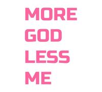 conception de versets bibliques Décorations murales en vinyle 50.4x74.2cm Stickers pour vitres Rose