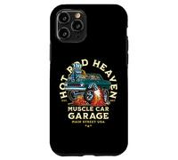 Conception de Voitures Anciennes Hotrod Heaven Muscle Car Garage aux États-Unis Coque pour iPhone 11 Pro