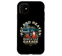 Conception de Voitures Anciennes Hotrod Heaven Muscle Car Garage aux États-Unis Coque pour iPhone 11