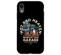 Conception de Voitures Anciennes Hotrod Heaven Muscle Car Garage aux États-Unis Coque pour iPhone XR