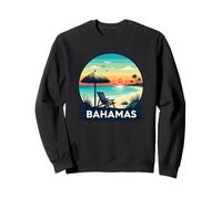 Conception de Voyage sur Une île Tropicale au Coucher du Soleil aux Bahamas Sweatshirt
