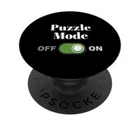 Conception d'éventail de Puzzle pour Les Fans de Puzzle - Mode Puzzle activé PopSockets PopGrip Adhésif