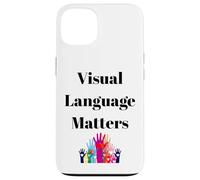 Conception d'inclusion de Signes ASL pour sourds et sourds Coque pour iPhone 13