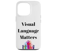 Conception d'inclusion de Signes ASL pour sourds et sourds Coque pour iPhone 13 Pro