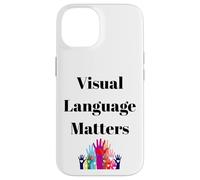 Conception d'inclusion de Signes ASL pour sourds et sourds Coque pour iPhone 14