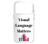 Conception d'inclusion de Signes ASL pour sourds et sourds Coque pour iPhone 17 Pro