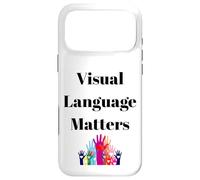 Conception d'inclusion de Signes ASL pour sourds et sourds Coque pour iPhone 17 Pro Max