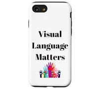 Conception d'inclusion de Signes ASL pour sourds et sourds Coque pour iPhone SE (2020) / 7/8