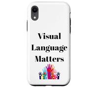 Conception d'inclusion de Signes ASL pour sourds et sourds Coque pour iPhone XR