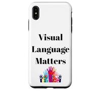 Conception d'inclusion de Signes ASL pour sourds et sourds Coque pour iPhone XS Max