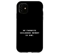 Conception d'ordinateur Vintage Retro Memory 64 Gamer Coque pour iPhone 11