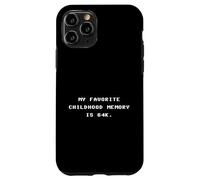 Conception d'ordinateur Vintage Retro Memory 64 Gamer Coque pour iPhone 11 Pro