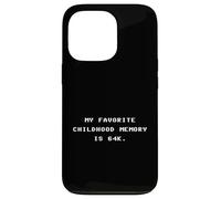 Conception d'ordinateur Vintage Retro Memory 64 Gamer Coque pour iPhone 13 Pro