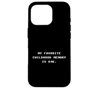 Conception d'ordinateur Vintage Retro Memory 64 Gamer Coque pour iPhone 16 Pro