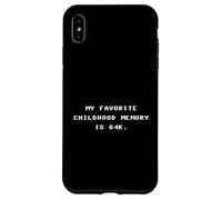 Conception d'ordinateur Vintage Retro Memory 64 Gamer Coque pour iPhone XS Max