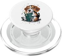 Conception drôle de Chiot Beagle lisant Comment Former PopSockets PopGrip pour MagSafe
