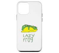 Conception drôle d'une Grenouille paresseuse Qui dort de Son Coque pour iPhone 12 Mini