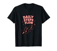 Conception du Chemin de Progression du Flux des Pas Quotidiens T-Shirt