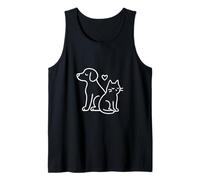 Conception du cœur de chat pour chats - Amateur minimaliste Débardeur