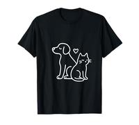Conception du cœur de chat pour chats - Amateur minimaliste T-Shirt