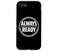 Conception d'un état d'esprit de préparation Toujours prêt, Calme et Confiance Coque pour iPhone SE (2020) / 7/8