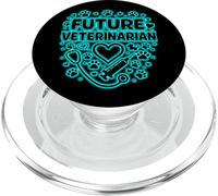 Conception d'un Futur étudiant vétérinaire pour Les Amoureux des Soins aux Animaux PopSockets PopGrip pour MagSafe
