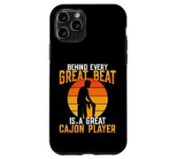 Conception d'un joueur de cajon pour percussions Kachon Cajónist Coque pour iPhone 11 Pro