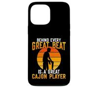 Conception d'un joueur de cajon pour percussions Kachon Cajónist Coque pour iPhone 13 Pro Max
