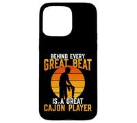 Conception d'un joueur de cajon pour percussions Kachon Cajónist Coque pour iPhone 15 Pro Max
