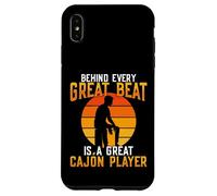 Conception d'un joueur de cajon pour percussions Kachon Cajónist Coque pour iPhone XS Max