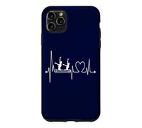Conception d'un Nageur synchronisé avec Battement de cœur et électrocardiogramme Coque pour iPhone 11 Pro Max