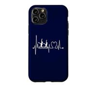 Conception d'un Nageur synchronisé avec Battement de cœur et électrocardiogramme Coque pour iPhone 11 Pro