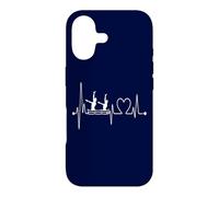 Conception d'un Nageur synchronisé avec Battement de cœur et électrocardiogramme Coque pour iPhone 17