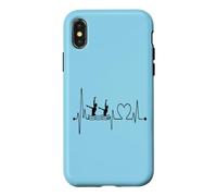 Conception d'un Nageur synchronisé avec Battement de cœur et électrocardiogramme Coque pour iPhone X/XS